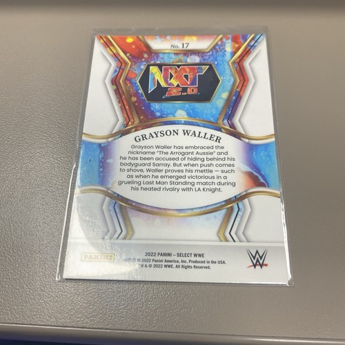 2022 Panini Select WWE #17 Grayson Waller NXT 2.0 - Picture 2 of 2