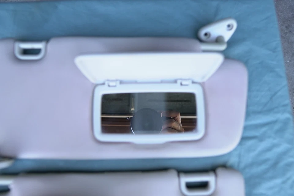 Juego de pares de parasoles laterales para conductor y pasajero Subaru Impreza 2008-2011 vinilo gris Foto 3 de 4