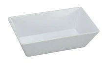 Yanco China RM-618 Rome White Melamine 17.75" x 11.75" Deep Plate - 6 Each