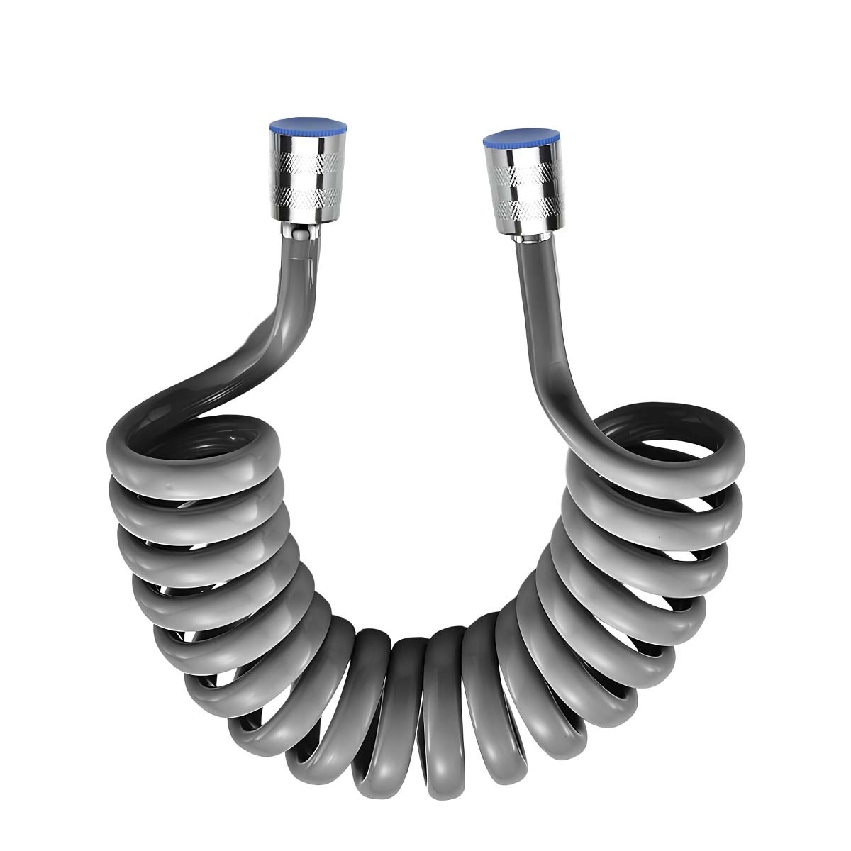 Flexible de douche extensible 2m gris universel en spirale Avizar