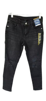 Girls Art Class sz 14 Plus Destroyed Mid Rise Skinny Jeans Adj Waist New 