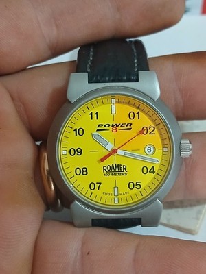 Vintage Armbanduhr Roamer Power 8 Swiss Made