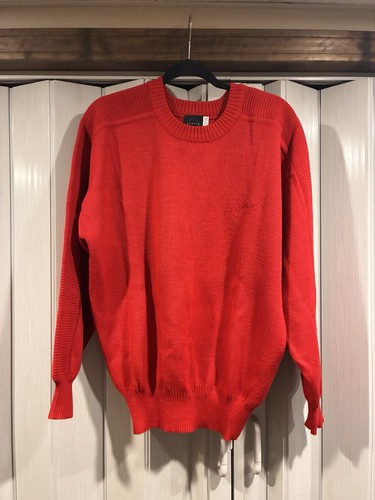 Bogner, Vintage Bogner Sweaters Men's Pullover Red Mens Small S