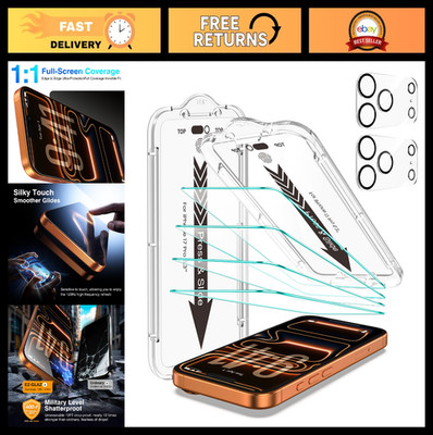 4+2 Pack HD Clear Screen Protector for iPhone 17 Pro 6.3  - Ultimate Protection
