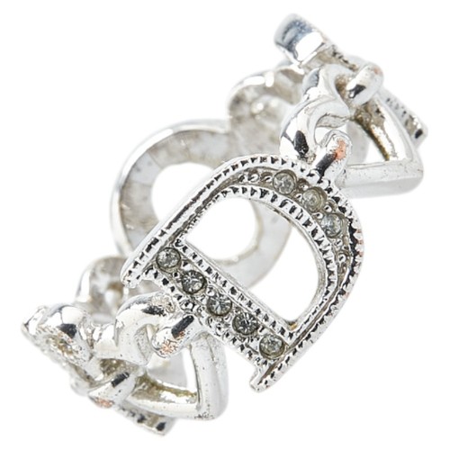 Anillo Corazón Logo Dior Mujer 【Usado】 - Imagen 1 de 7