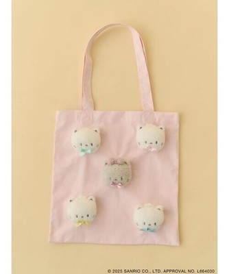 【PSL】Japan Sanrio Tote Bag merry jenny 40cm (15.7'') Nyan Nyi Nyu Nye Nyon