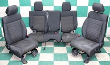 Stains 12 Wrangler 4dr Black Cloth Manual Front Buckets Backseat Seats Set Stains 12 Wrangler 4dr Black Cloth Manual Front Buckets Backseat Seats Set