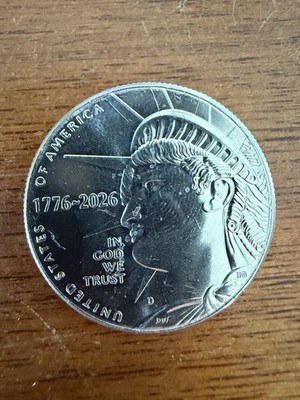 2026  D Enduring Liberty Semiquincentennial Half Dollar - 4 Coins Included