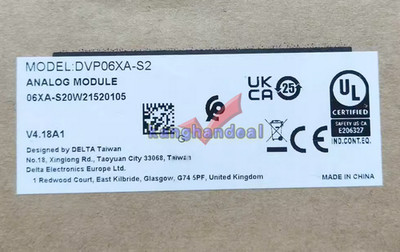 1PCS NEW DELTA PLC DVP06XA-S2