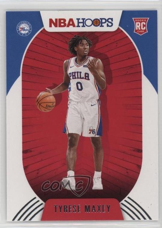 2020-21 Panini NBA Hoops Tyrese Maxey #207 00m9