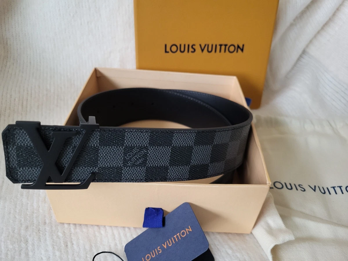 Louis Vuitton Leather Black Belts for Men for sale | eBay