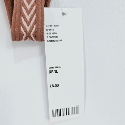 Urban Outfitters Thong Brown Size XS / S NEW - Picture 4 of 4