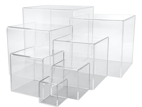 T'z Tagz Klar Acryl Display Ständer 5-seitig Stapelbar Box, Eimer oder Staubschutz - Bild 2 von 17