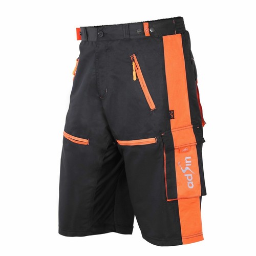 Men's MTB Mountain Bike Cycling Shorts Off Road Bicycle Downhill Padded Liner - Picture 9 of 16