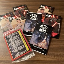 TOPPS STAR WARS 40TH ANNIVERSARY AND THE FORCE AWAKENS CARD LOT