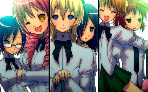 Anime katawa shoujo misha rin tezuka lilly satou  Custom Playmat Mat Pad