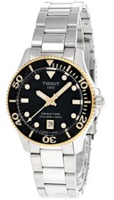 TISSOT SEASTAR 1000 36MM SS BLACK DIAL UNISEX WATCH T120.210.21.051.00