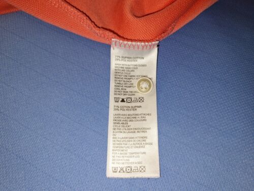 TOMMY BAHAMA RELAX ISLAND ZONE MENS XL CORAL PIMA POLO SHIRT - Picture 9 of 9