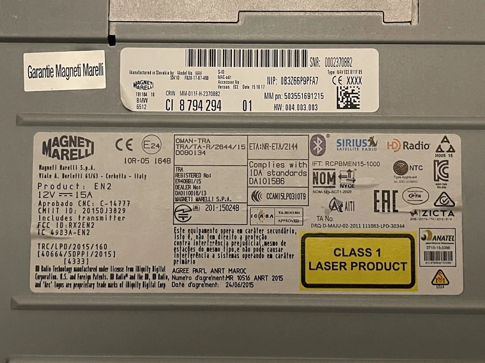 Headunit Basic Navigation ECE BMW 1 2 3 45 X1 MINI F54 F55 E56 F57 F60 - Imagen 4 de 4