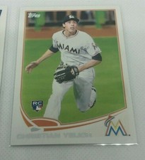 2014 Topps Update Series Christian Yelich Rookie Card RC Marlins Brewers