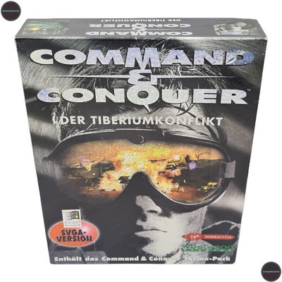 Command and Conquer Tiberiumkonflikt IBM PC Spiel Big Box CIB SVGA Holo Version