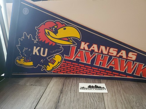 University of Kansas Jayhawks 12"x30" Pennant College University Room Dorm Decor - Picture 2 of 3