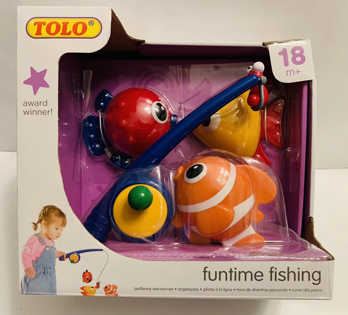 TOLO Toys Award Winning Funtime Fishing Bath Toy