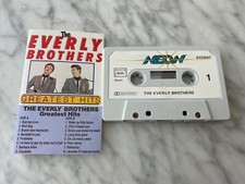 The Everly Brothers Greatest Hits CASSETTE Tape HOLLAND IMPORT K-Tel RARE OOP 