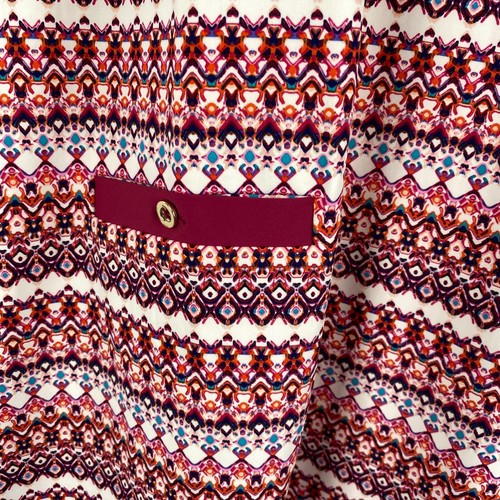 Cabana Life Sedona Shift Dress Multicolored Print NWT Women's Medium - Picture 5 of 12