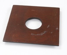 LENS BOARD, FOUR INCHES SQUARE, 3-9/16 INCH INNER STEP, 32MM HOLE/182113