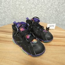 Nike Air Jordan 7 Retro Sneaker Toddler 9C Black Multi Color 705418-029