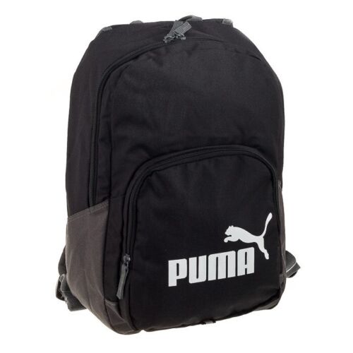 Puma Phase Black Backpack | School Bag | Travel Bag - Afbeelding 1 van 4