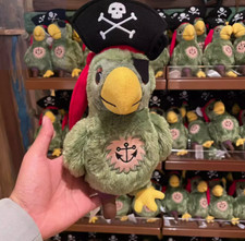 Authentic Shanghai Disney Parks Pirates of the Caribbean parrot plush toys