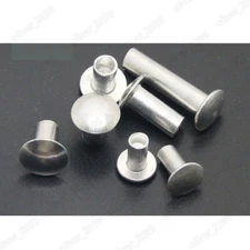 Aluminum Oval Head Semi Tubular Rivets M2 M2.5 M3 M4 M5 M6