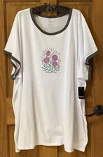 TORRID TEE SHIRT SHORT SLEEVE TOP COTTON  SHIRT BLOUSE 6 6X 6XL 30 NEW