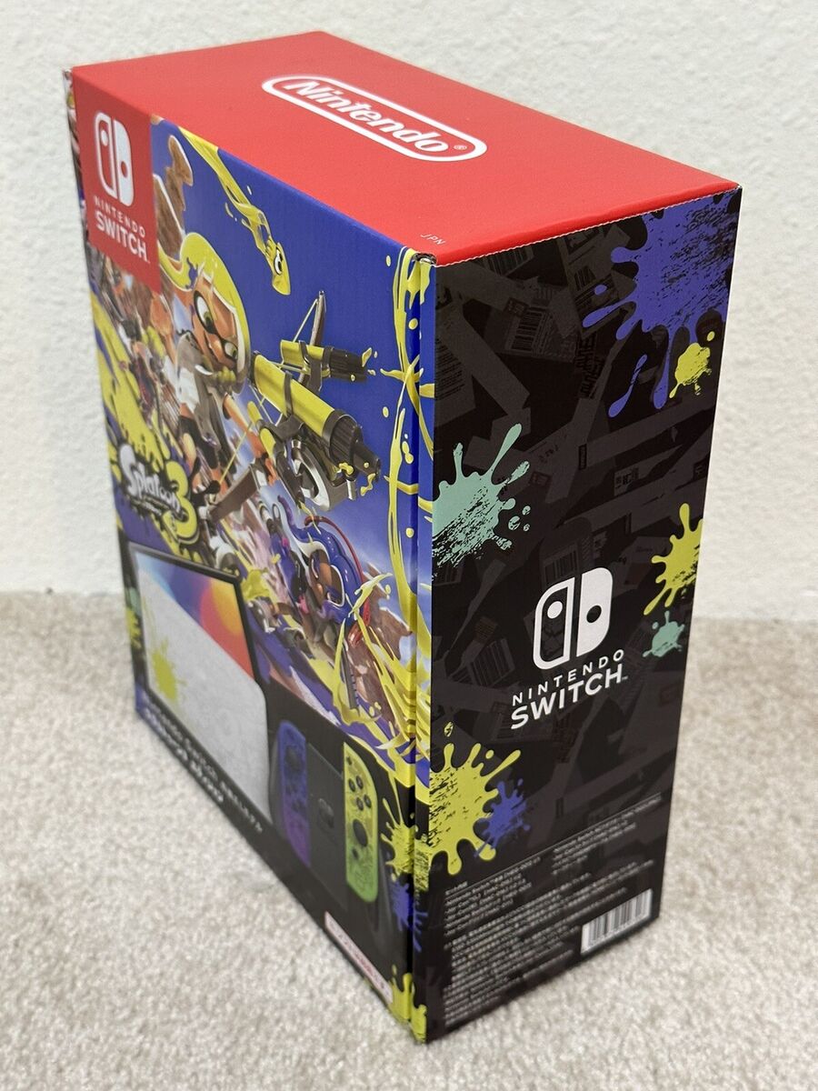 NINTENDO SWITCH SPLATOON 3 SPECIAL EDITION OLED MODEL *BRAND NINTENDO SWITCH SPLATOON 3 SPECIAL EDITION OLED MODEL *BRAND