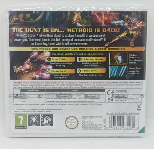 BRAND NEW / SEALED - Metroid Samus Returns - Nintendo 3ds and 2ds Game - Rare - Picture 2 of 2