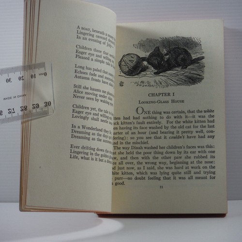 Through the Looking Glass by Lewis Carroll John Tenniel 1920 Rare PB Book GC - Picture 8 of 16