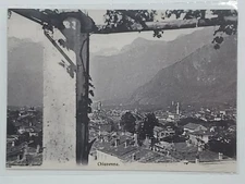Postcard Chiavenna Vista dal Paradiso Italy Posted 2001 Writing Stamped 