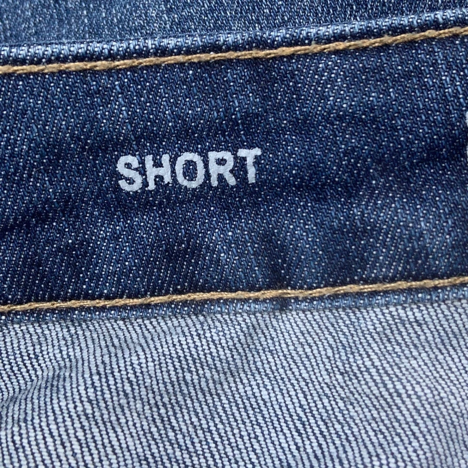 Pantalones cortos de mezclilla Lane Bryant para mujer con bolsillos lavados medianos cómodos azules talla 20 Foto 3 de 4