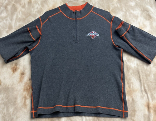 San Francisco Giants Pull over 1/4 zip sweater Large NL Champions 2012