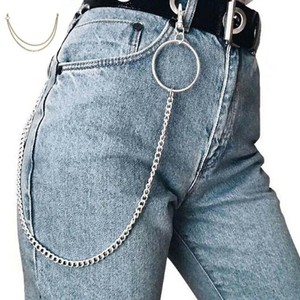 Trousers Layer Jean for Hip Wallet Pants Chain Punk Gothic 1//2//3 Hop