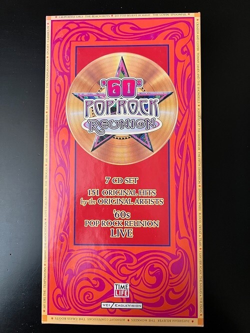 60'S POP ROCK REUNION - 7-CD SET - TIME LIFE - 151 HITS LIVE 60'S POP ROCK REUNION - 7-CD SET - TIME LIFE - 151 HITS LIVE