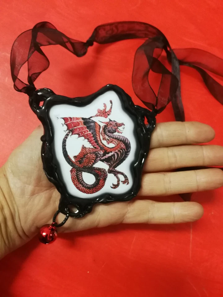 Antique Book Magic Esoteric Manual Red Dragon Rouge Secret Society Occultism Art - Image 4 of 4