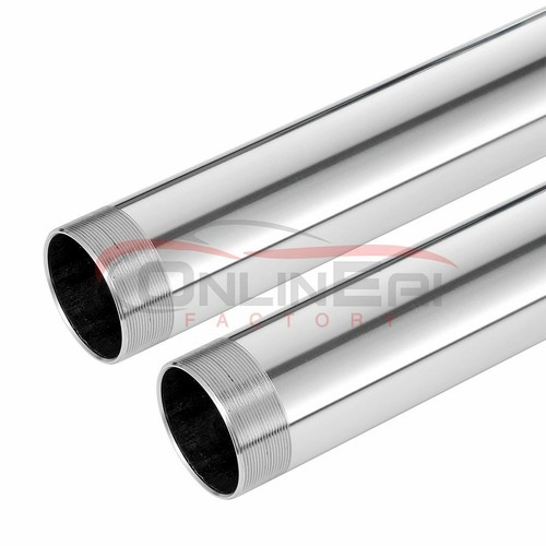 Front Shock Suspension Fork Tubes Inner Pipes For Honda VTX1800 2002-2008 Chrome - Bild 4 von 5