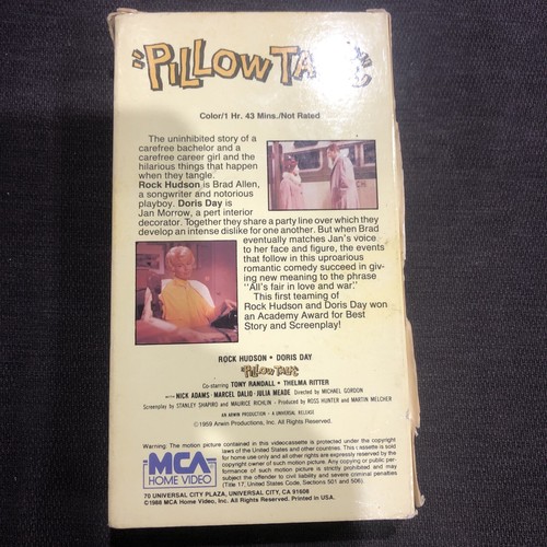 Pillow Talk (VHS, 2000) - Picture 4 of 4