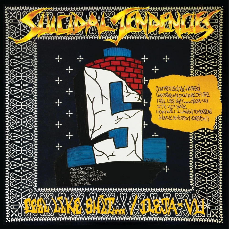 Suicidal Tendencies – Controlled By Hatred (Sealed Col Vinyl LP) 2 Bent Corners - Image 2 of 3