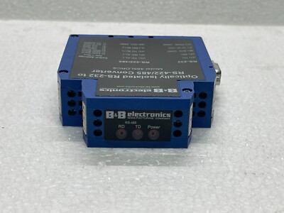 B&B Electronics Optically Isolated RS-232 to RS-422/485 Converter Model 485LDRC9