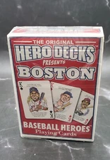 The Original Unopened BOSTON RED SOX Baseball Heroes Playing Cards Poker Sized