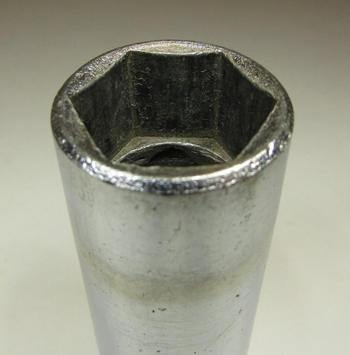 Vintage *S-K Tools* 3/4" 6 Point 3/8" Drive Deep Chrome Socket 40424 - U.S.A. - Foto 13 di 17